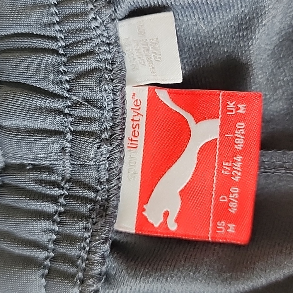 Puma Charcoal and Neon Orange Tracksuit Men - Picture 5 of 16